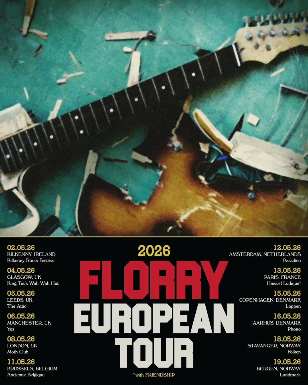 Florry Florry's on Toury Tour Poster 2026